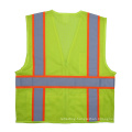 Wholesale 100% Polyester Custom 120g Traffic Road Work Construction Security High Visibility Reflective Safety Vest with Logo